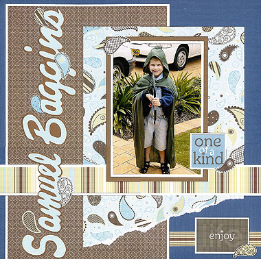 scrapbooking layout ideas. This layout was created using