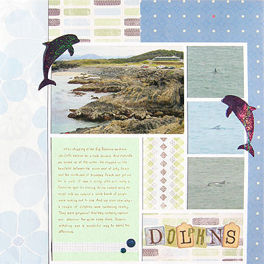 scrapbooking layout ideas. This layout was created using