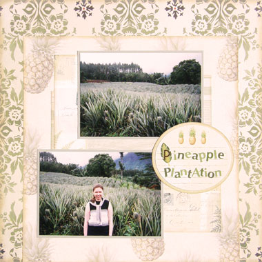 scrapbooking layout ideas. This layout was created using