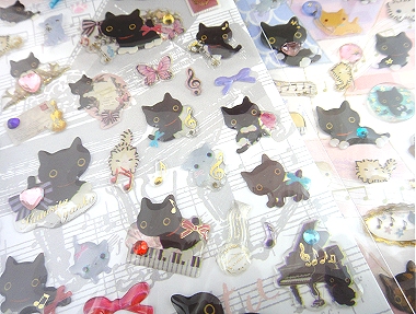 San-X Kutusita Nyanko Stickers