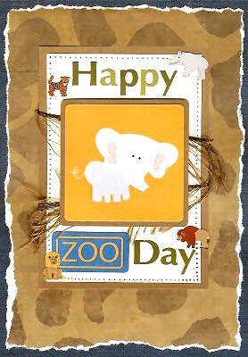 Zoo Card Making Ideas