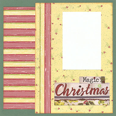 Magic Of Christmas Scrapbooking Idea