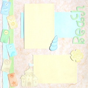 Day At The Beach Scrapbooking Idea