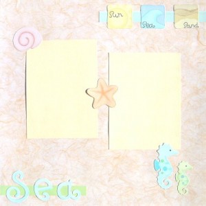 Day At The Beach Scrapbooking Idea 2